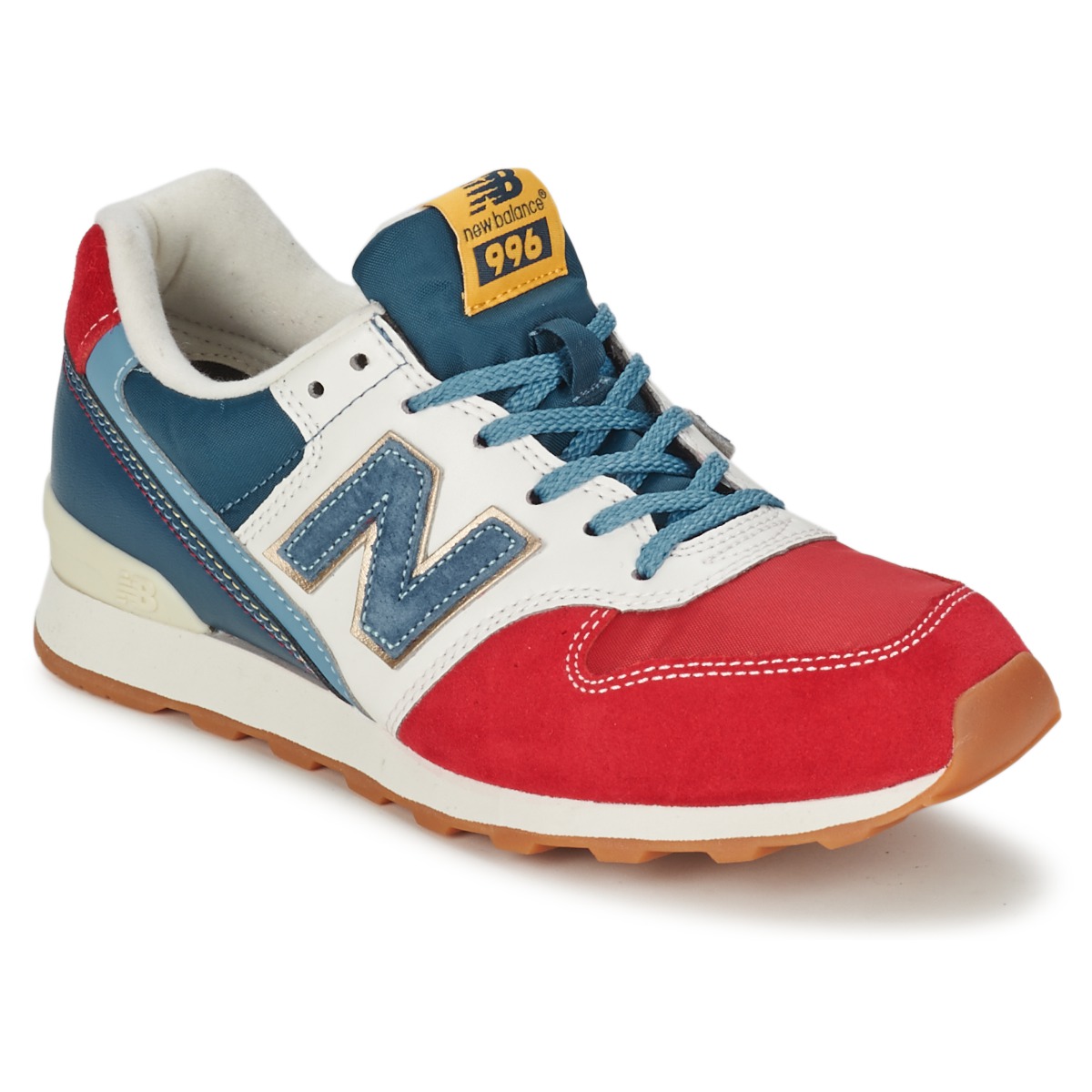 new balance blanc rouge